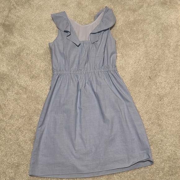 J Crew chambray blue dress - Picture 2 of 5